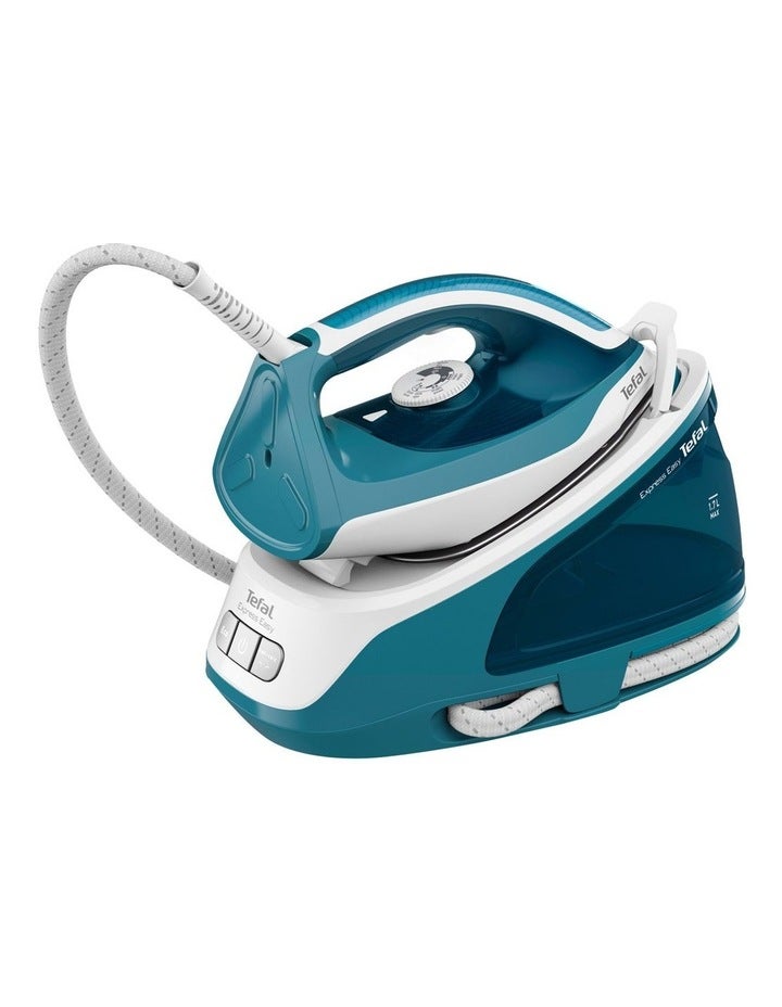 Tefal Express Easy Steam Station Iron SV6131 Teal