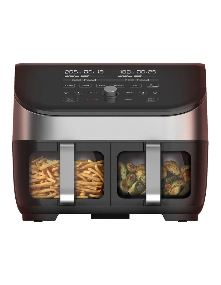 Instant Pot Instant Vortex Plus Dual Clear Cook 8L in Black 140-3128-01-AU Black