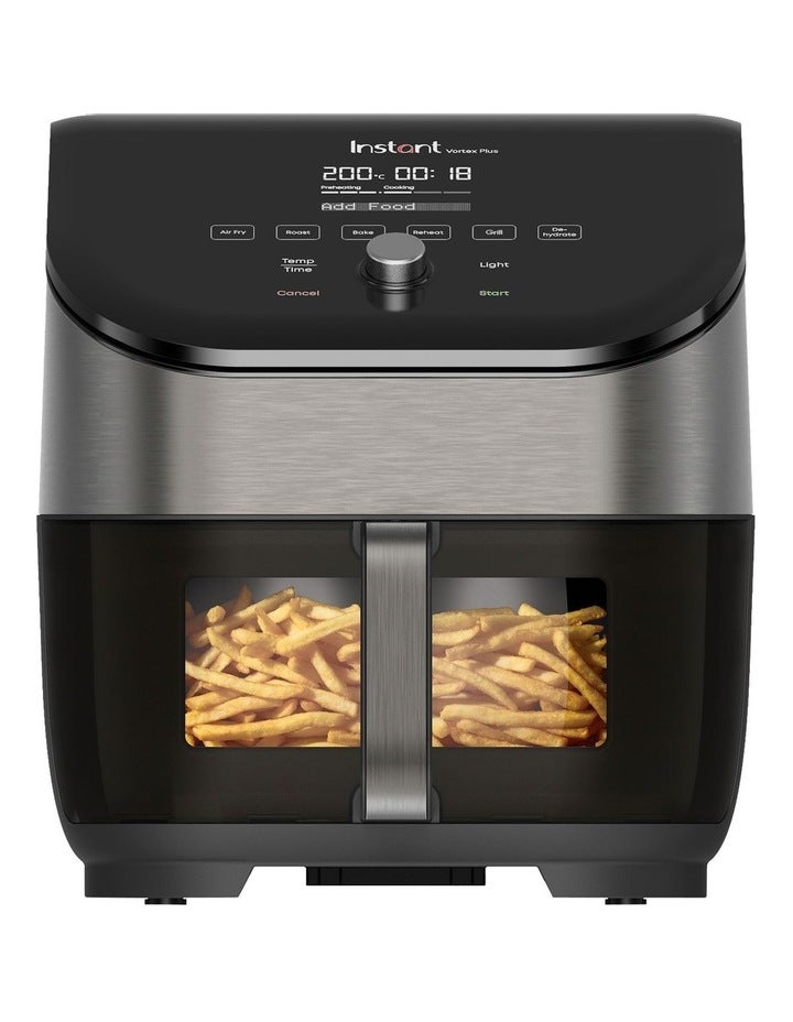 Instant Pot Vortex Plus Clear Cook Air Fryer 5.7L 140-3107-01-AU Black