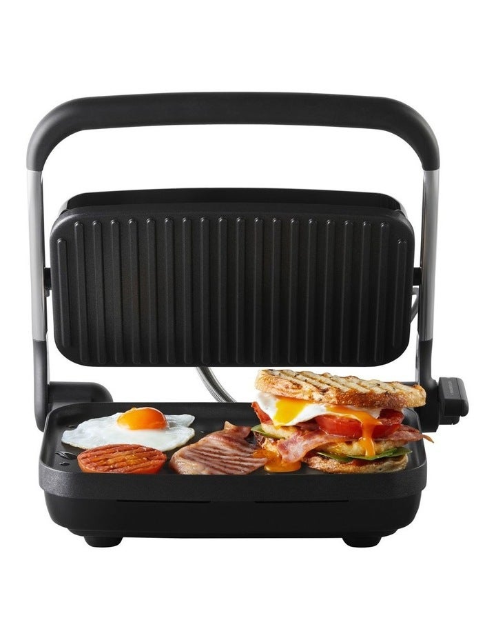 Sunbeam Caf Style Sandwich Slice Press and Contact Grill in Silver