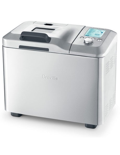 Breville The Custom Loaf Pro Bread Maker Brushed Stainless Steel BBM800 Grey