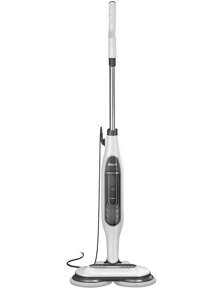 Shark Steam and Scrub Mop in White/Grey White