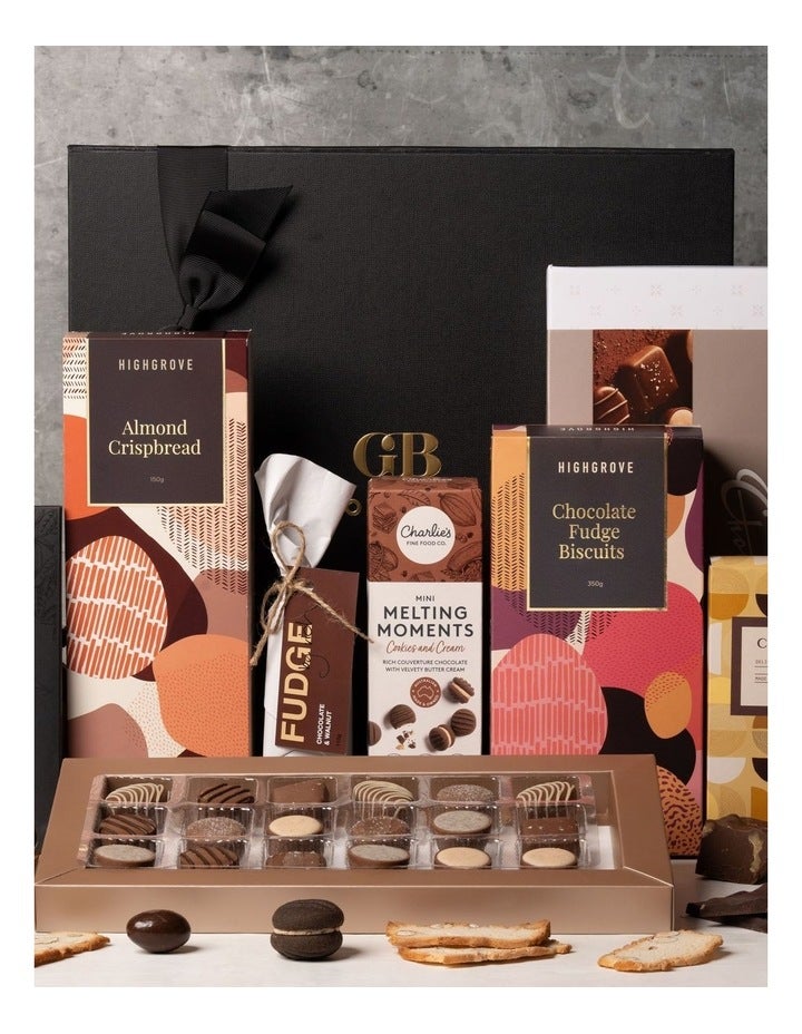 Gourmet Basket Cookie and Chocolate Delights Hamper