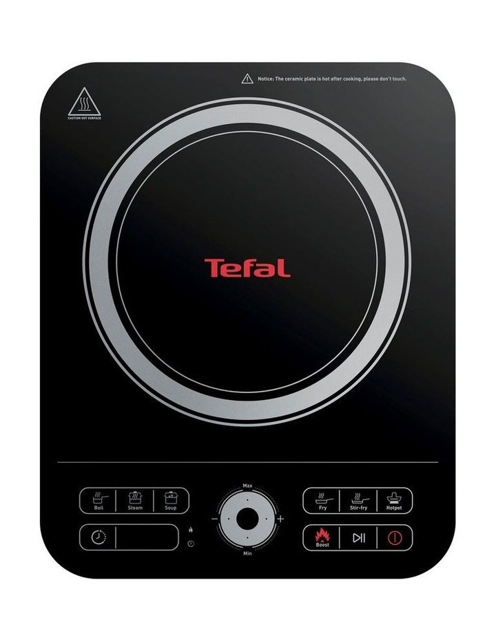 Tefal Portable Single IH7208Z1 Induction Hob Black