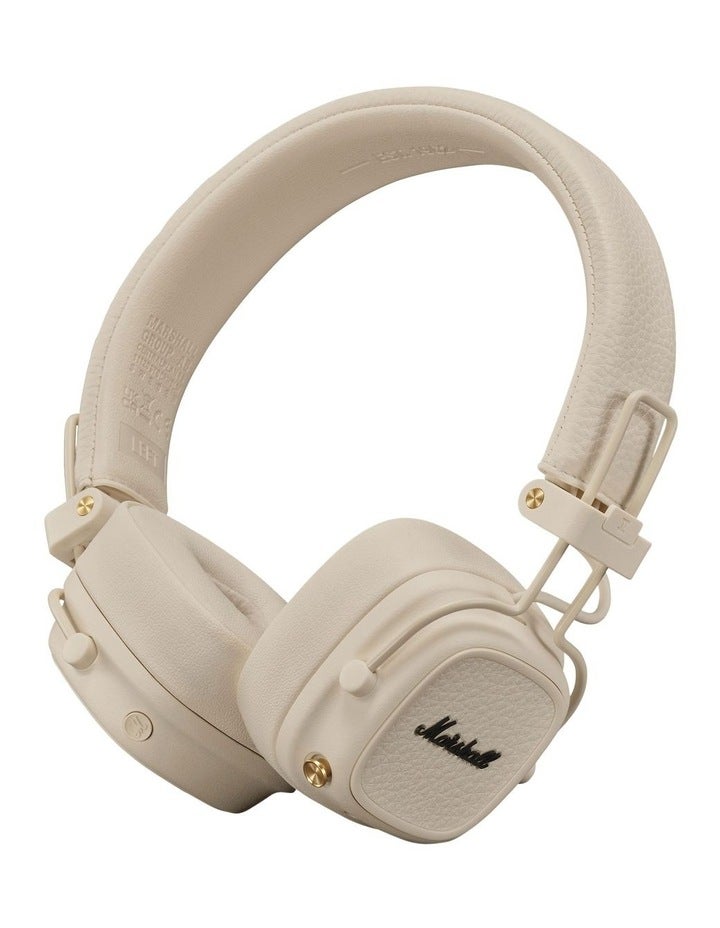 Marshall Major V Bluetooth Headphones in Cream 253578 Cream