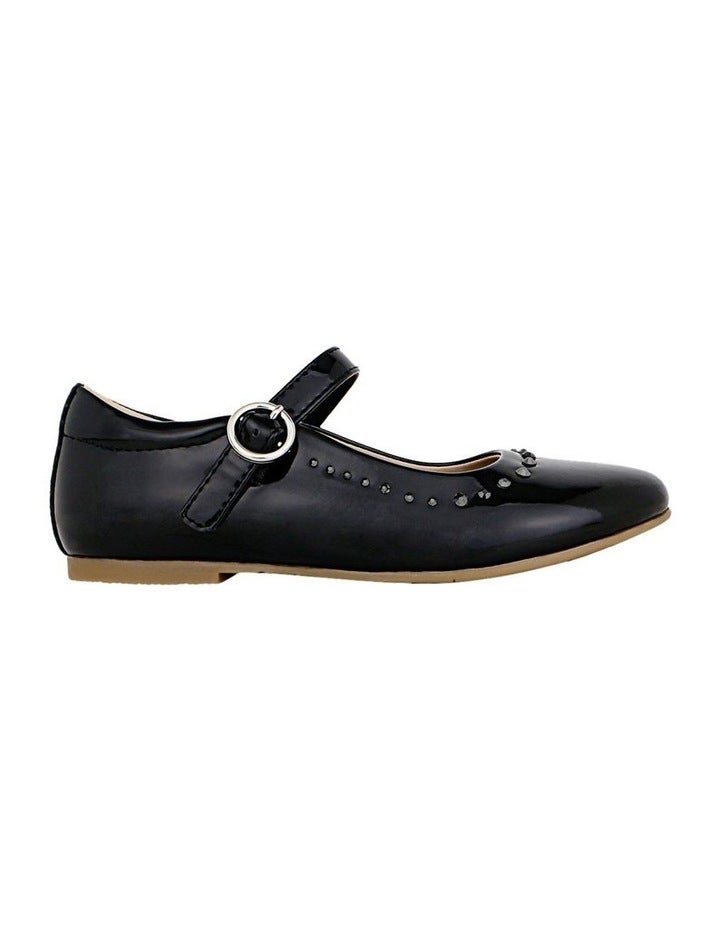 Clarks Aubrey Senior Shoes in Black Patent Black Ptnt 36 D