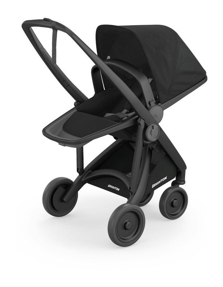 Greentom Reversible Pram in Black