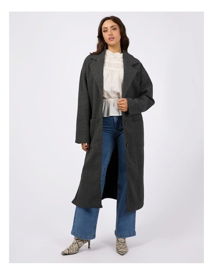 All About Eve Dion Coat in Charcoal 12