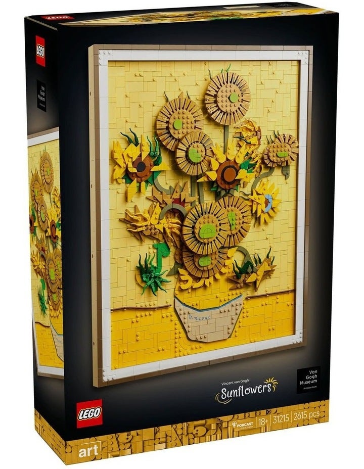 LEGO Vincent Van Gogh Sunflowers Wall Art 31215 Assorted
