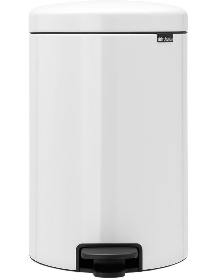 Brabantia Pedal Bin Newicon 20L in White
