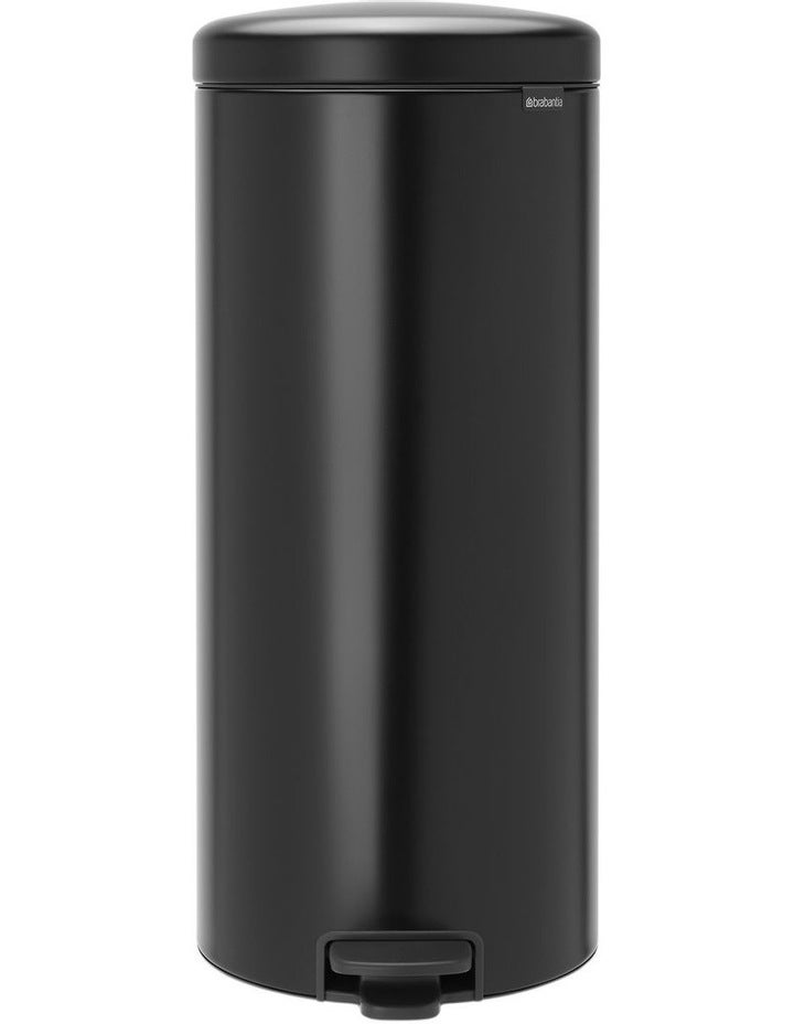 Brabantia Pedal Bin Newicon 30L in Matt Black