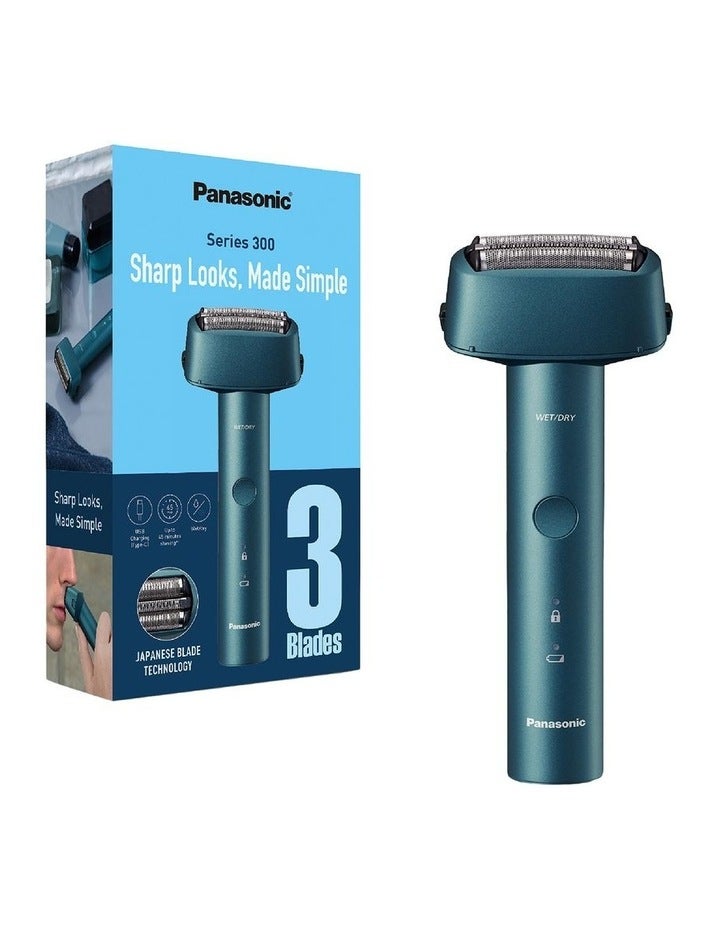 Panasonic Series 300 3 Blade ES-RM3B-A541 Shaver in Blue