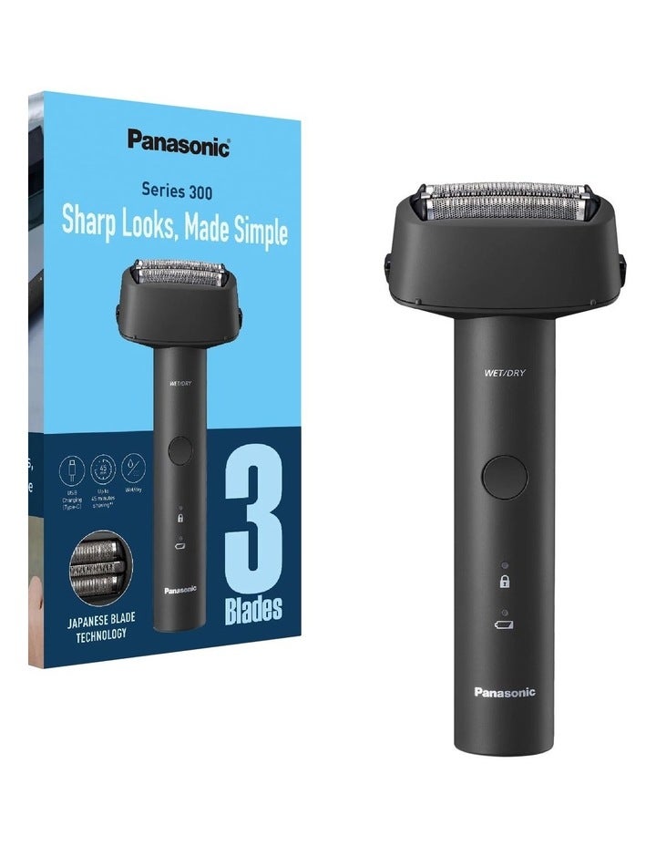 Panasonic Series 300 3 Blade ES-RM3B-K541 Shaver in Black