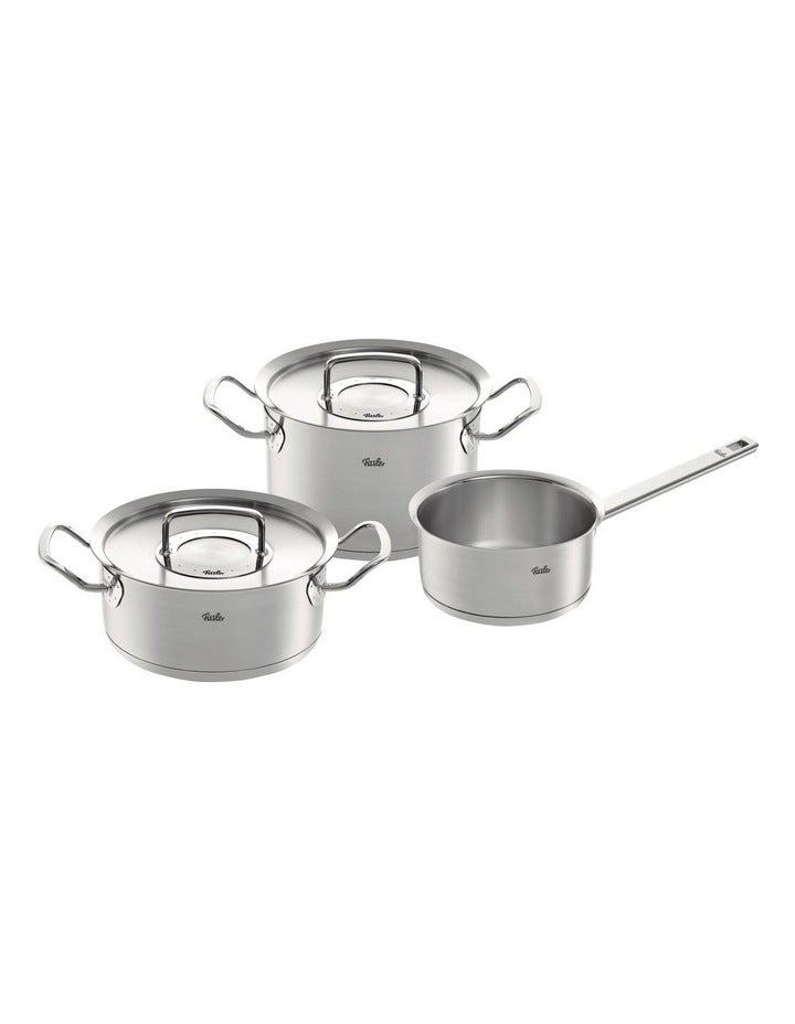 Fissler Original-Profi 2.0 Collection 3 Piece Set in Silver