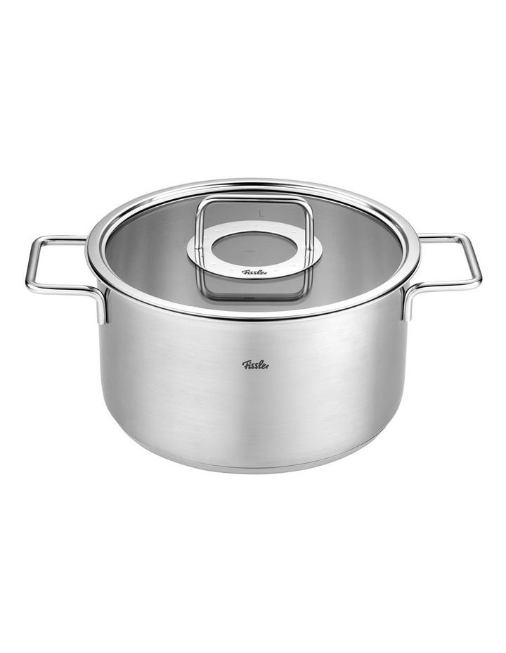 Fissler Stew Pot With Glass Lid 24cm 5.7L in Silver