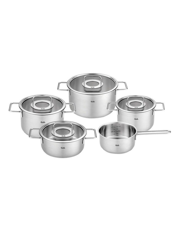 Fissler Pure Stewpot 5 Piece Set in Silver