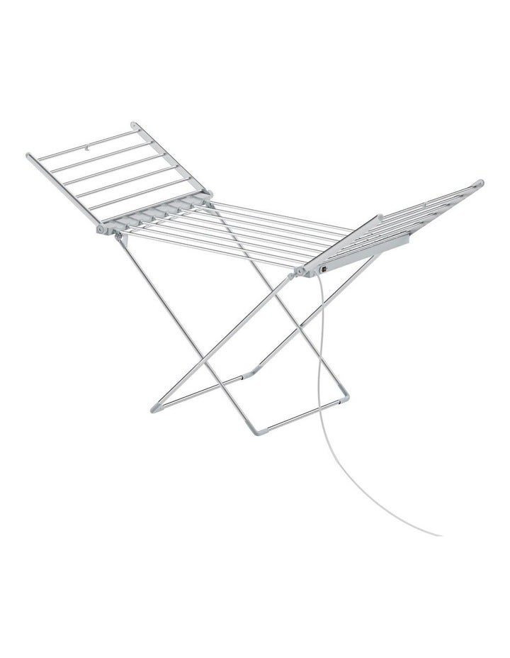 Orient Electric Heated Foldable Clothes Drying Rack in Silver