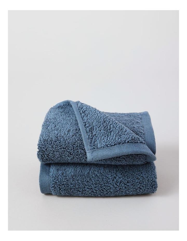 Australian House & Garden Australian Cotton 2pk Face Washer in Blue Blues Face Washer