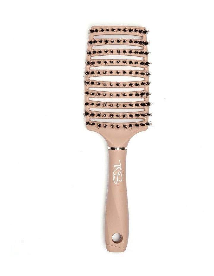 TNS Hair Flexi Detangling Brush in Nude Beige