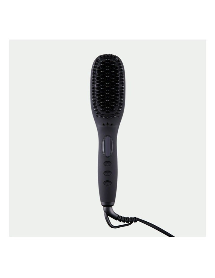 TNS Hair Straightening Brush in Black