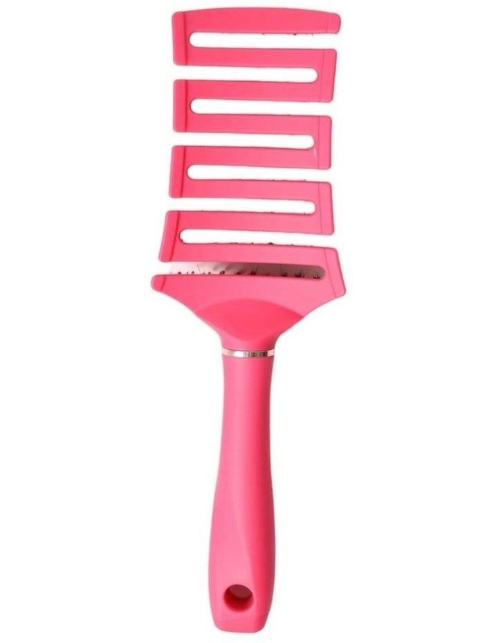 TNS Hair Ultra Flex Brush in Maroon Pink