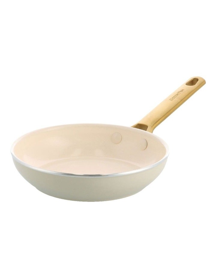 Greenpan Padova Frypan 20cm PFAS-free ceramic non-stick in Cream