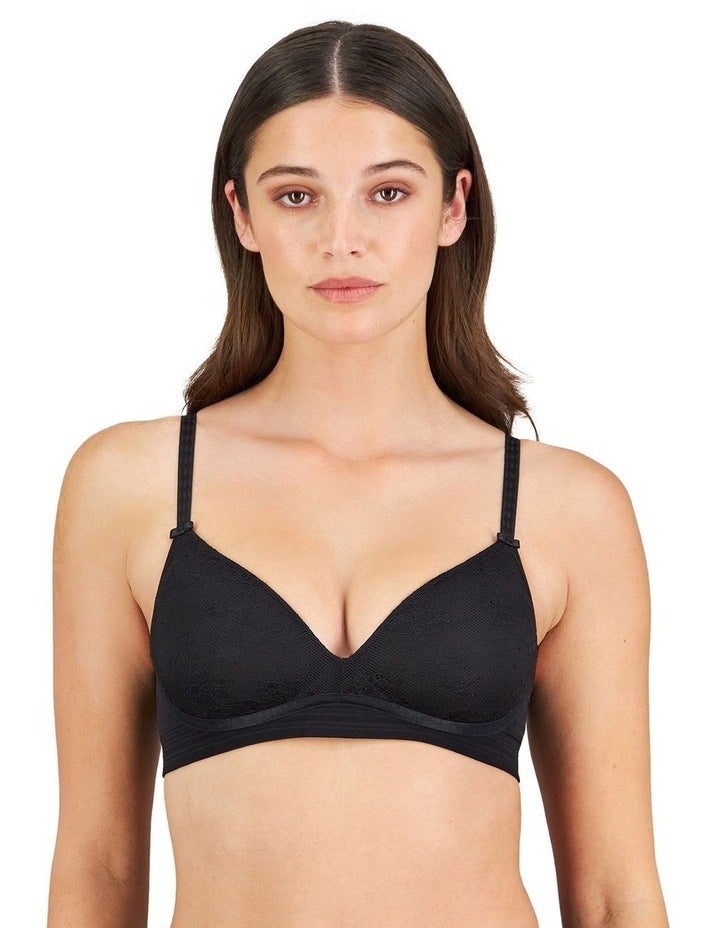 Bendon Body Lace Wirefree Bra in Black 16 A