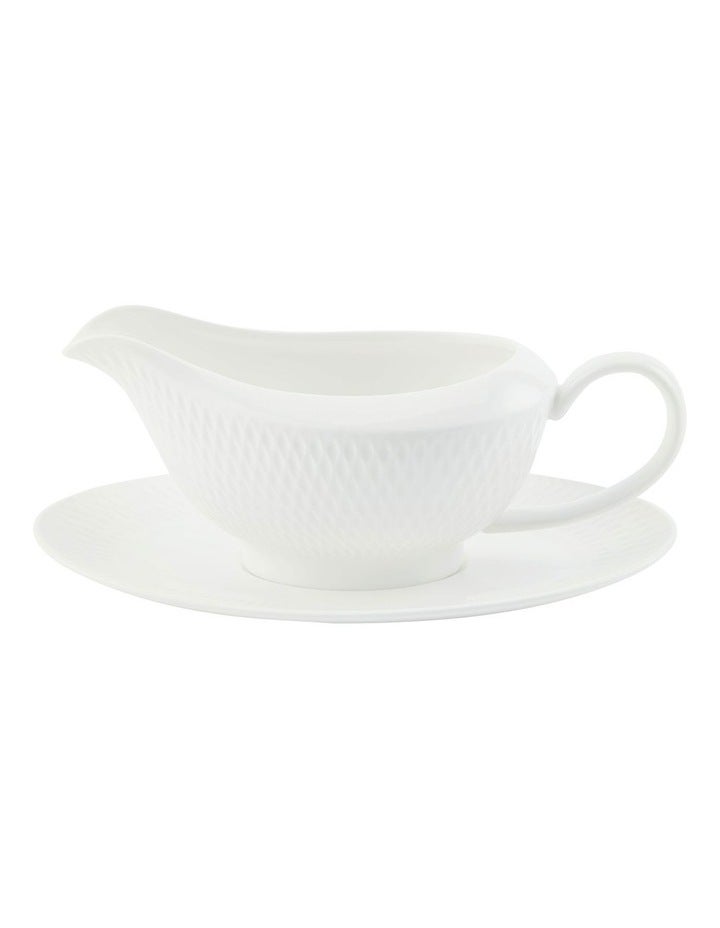 Maxwell & Williams Gravy Boat And Saucer 480ml in White