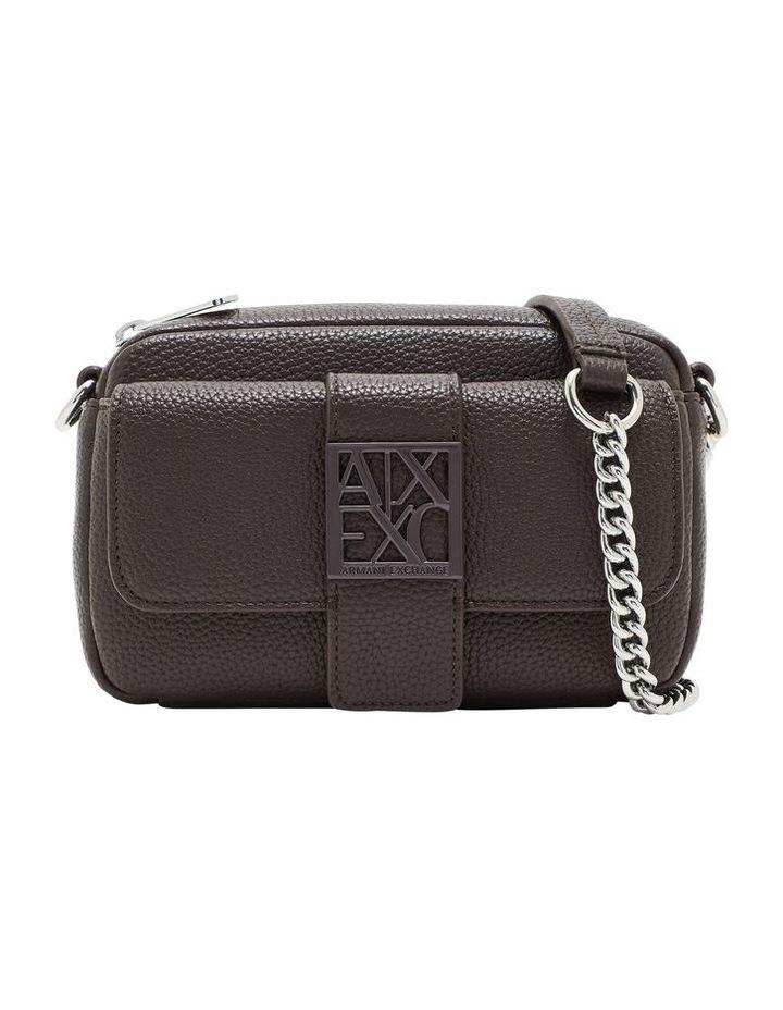 Armani Susie Soft Crossbody Bag in Hot Fudge Dark Brown