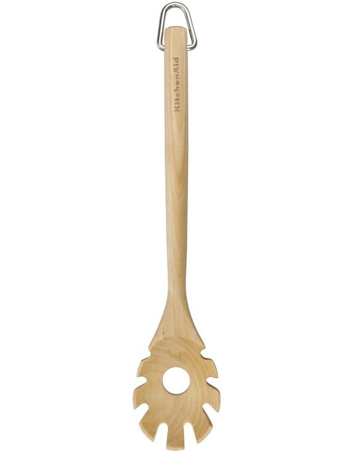 KitchenAid Pasta Fork in Birch Brown