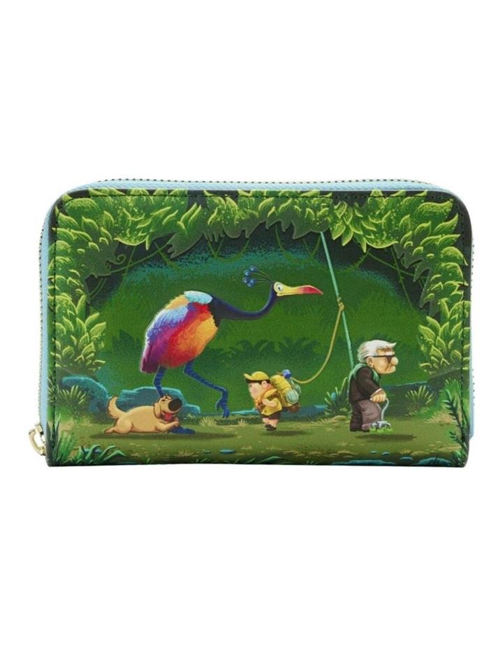 UP 2009 Faux Leather Up Jungle Stroll Zip Around Mini Wallet in Green