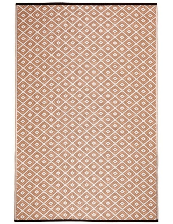 Fab Habitat Kimberley Plastic Rug in Beige 270x270cm