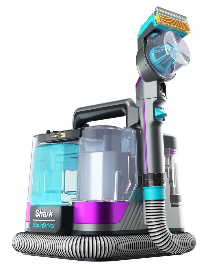 Shark StainStriker PX250ANZ HairPro Pet Portable Spot & Stain Cleaner in Multi Silver