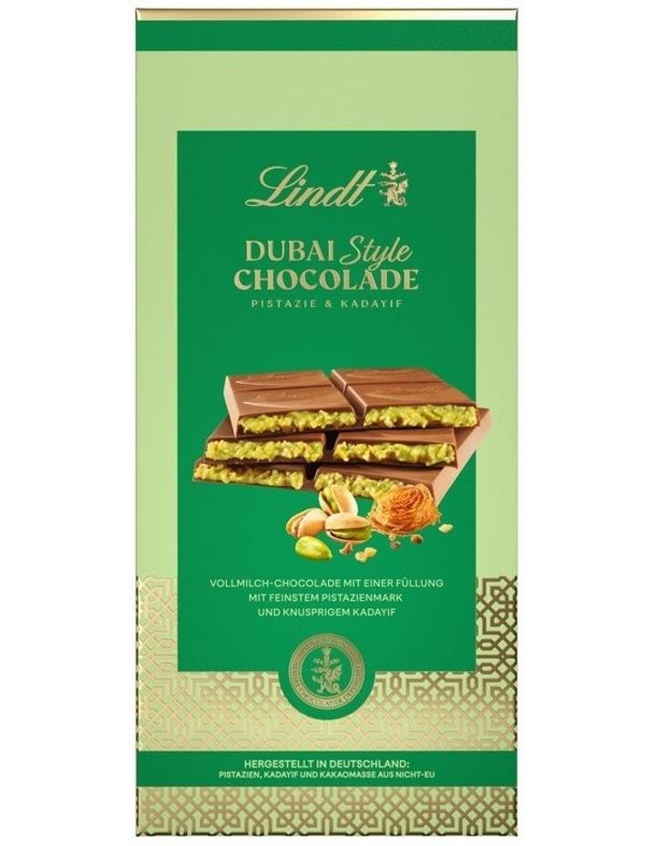 Lindt Dubai Style Chocolate Bar 145g