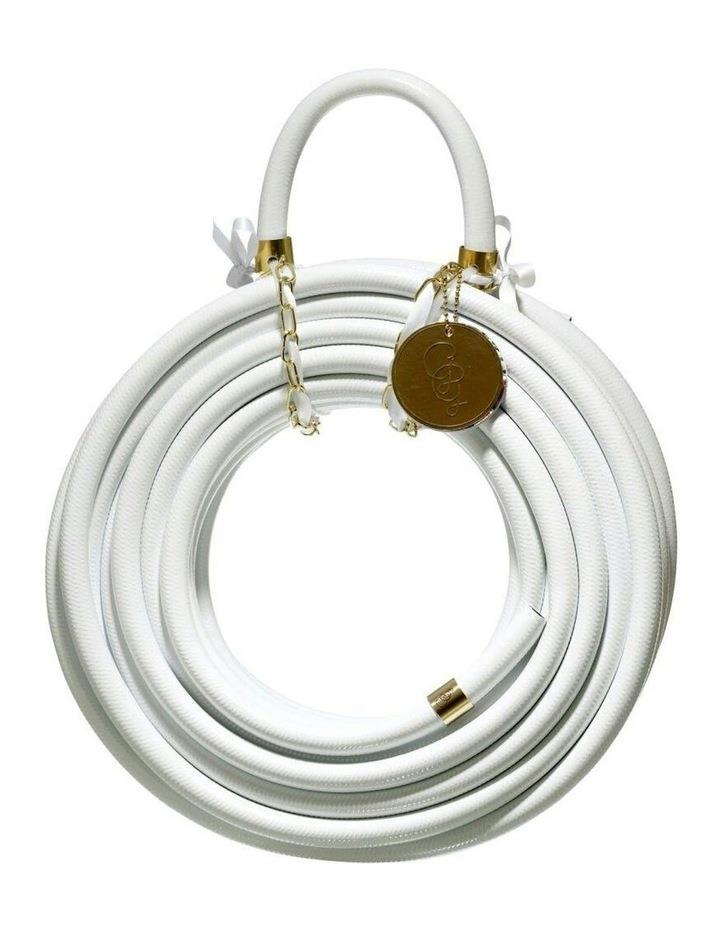 Garden Glory Coloured PVC Watering Hose 20m in White Snake White