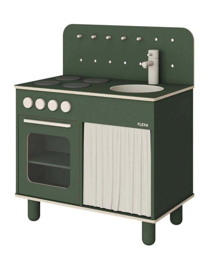 FLEXA Wood Workbench Green