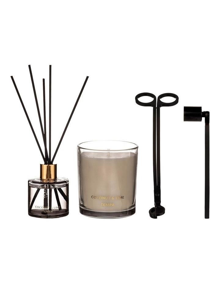 Tempa Luna Coconut & Lime Home Fragrance Complete Gift Set in Brown