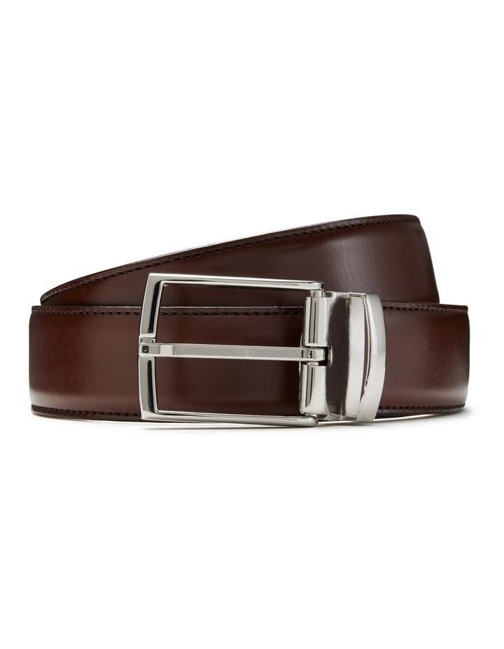 Aquila Bane Leather Belt in Brown