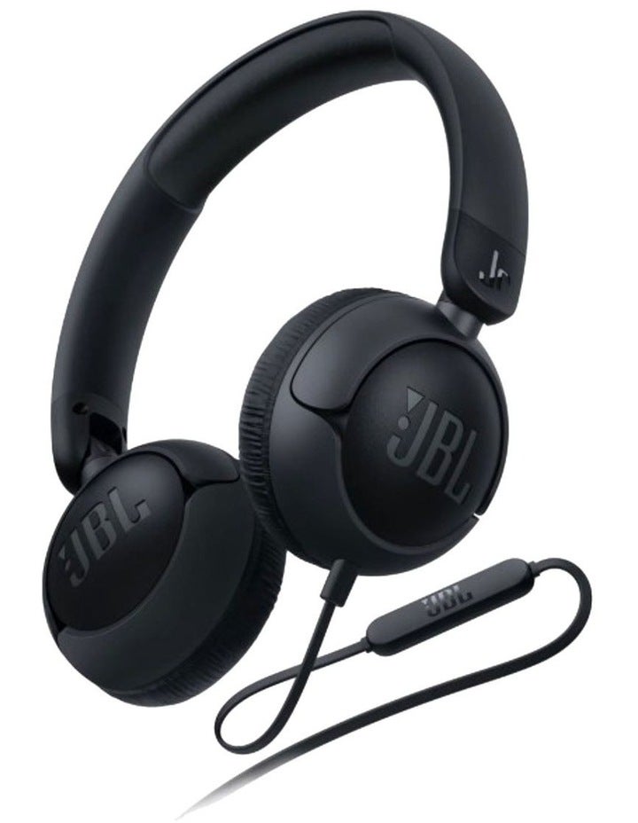 JBL 320 Wired On-Ear Headphones in Black