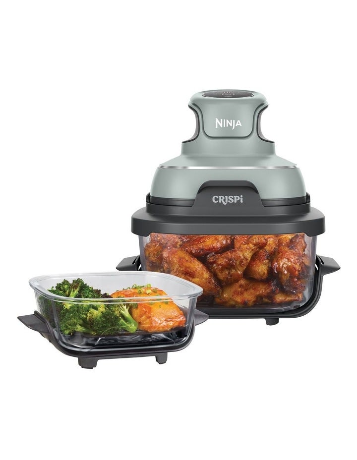 Ninja Crispi 4-in-1 Portable Glass Air Fryer FN101SGANZ Green
