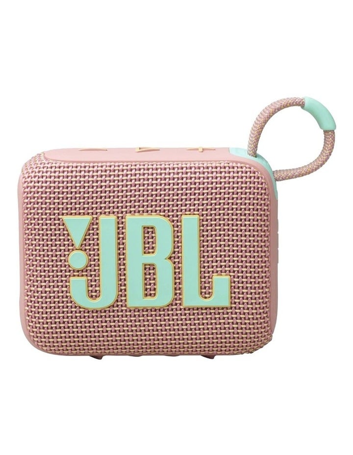 JBL Go 4 Mini Portable Bluetooth Speaker in Pink
