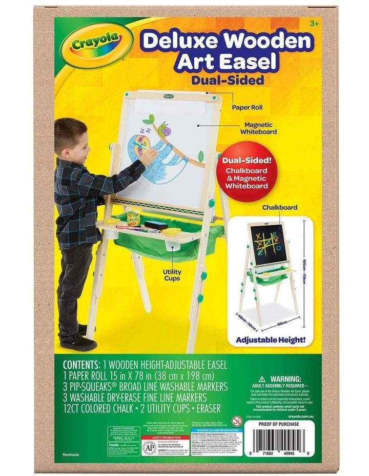 Crayola Deluxe Wooden Dual Sided Art Easel