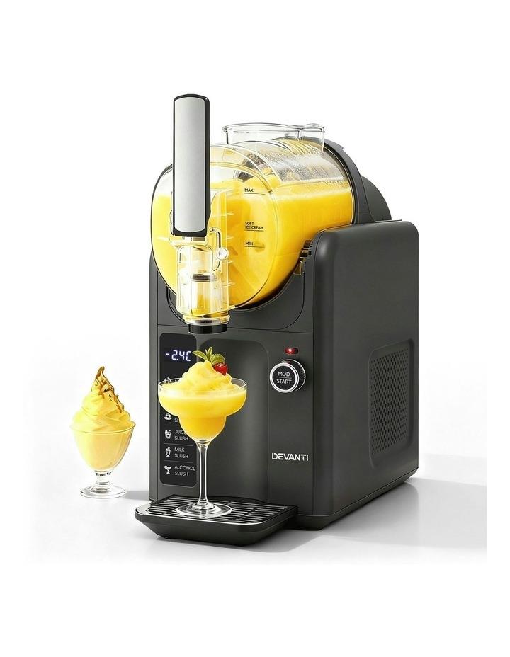Devanti 5in1 Slushie Machine Ice Cream Maker 2L in Grey