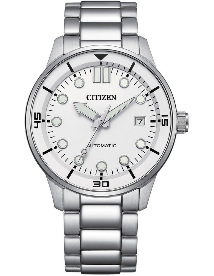 Citizen Classic Automatic Watch 40mm NJ0191-83A in Silver One Size