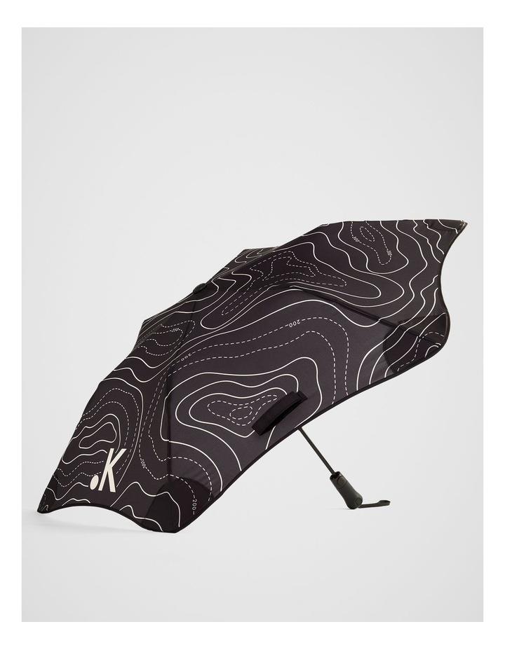 kikki.K Blunt Metro X Umbrella in Black Topograph Black One Size