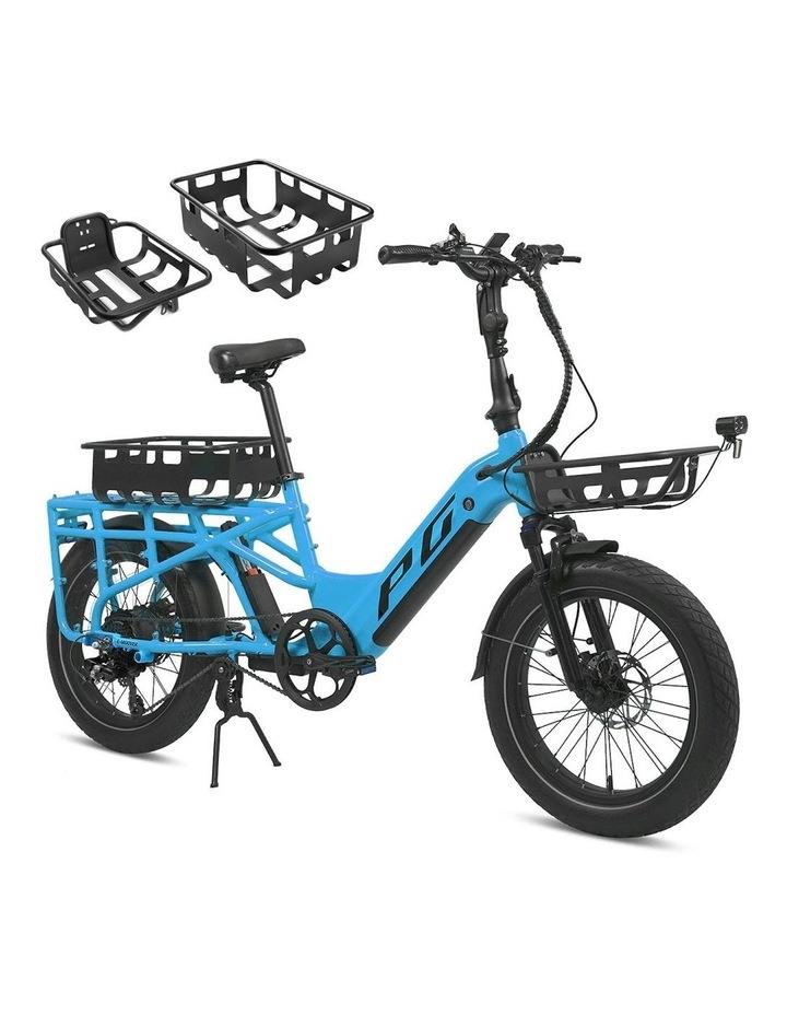 Progear E-Moover Cargo Bike And Hauler Kit in Electric Blue