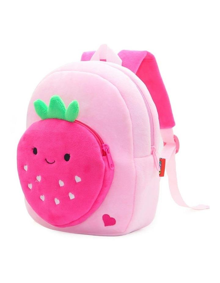 Anypack Strawberry School Backpack in Pink