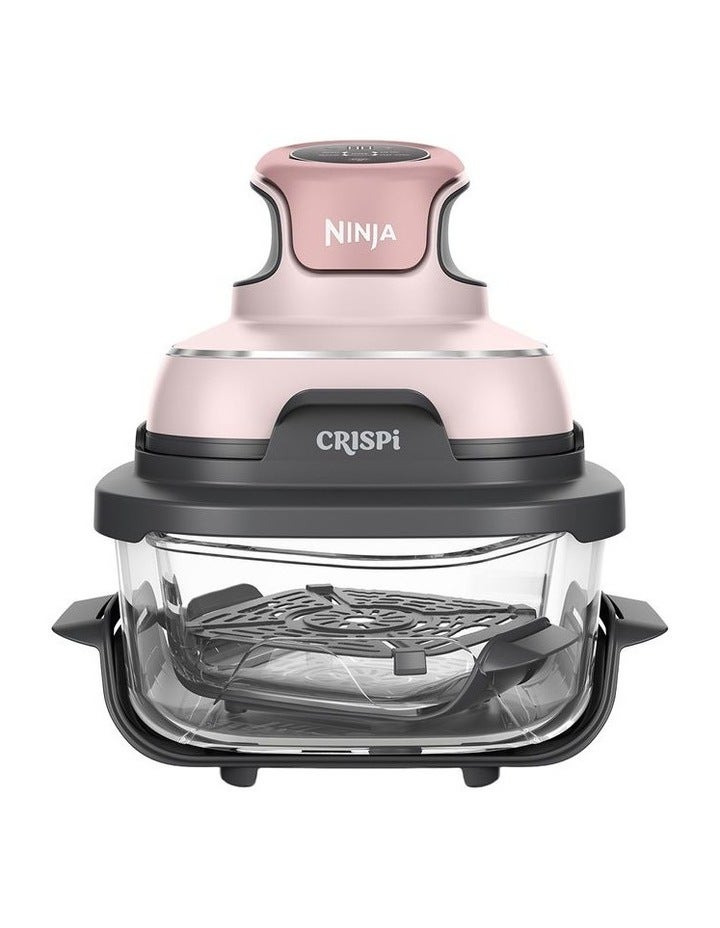 Ninja Crispi&trade; 4-in-1 Portable Glass Air Fryer FN101PKANZ Pale Pink