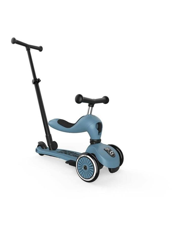 Scoot & Ride Highway Kick 1 Push and Go in Steel