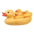 Playgro Fully Sealed Bath Rubber Duckie Family in Yellow